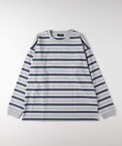 バックナンバー カラーボーダーロングスリーブＴシャツ