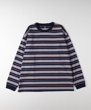 バックナンバー カラーボーダーロングスリーブＴシャツ