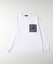 キャンプ7 胸ポケットロゴ刺繍ロングスリーブTシャツ