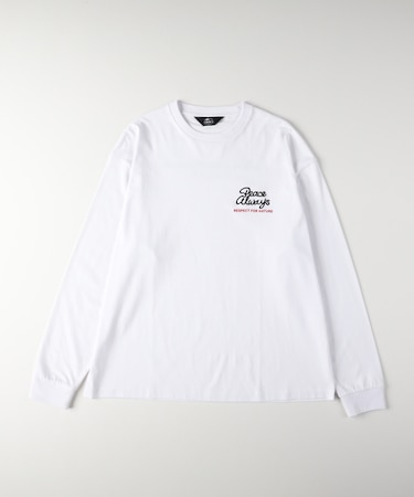 キャンプ7 胸ロゴ刺繍ロングスリーブTシャツ