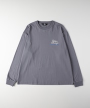キャンプ7 胸ロゴ刺繍ロングスリーブTシャツ