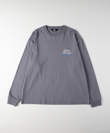 キャンプ7 胸ロゴ刺繍ロングスリーブTシャツ