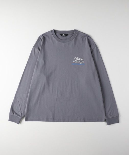 キャンプ7 胸ロゴ刺繍ロングスリーブTシャツ