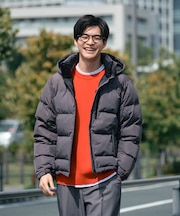 キャンプ7 ダウンミックス防風アクティブジャケット