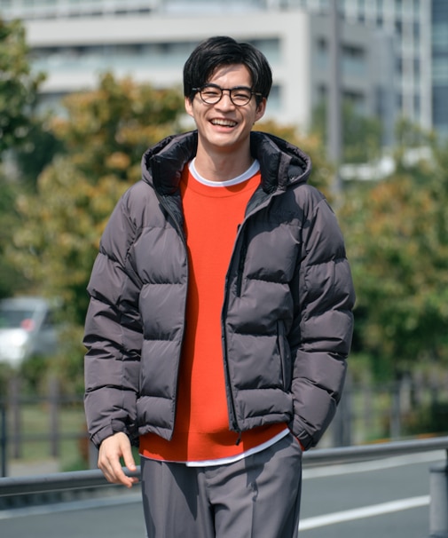 キャンプ7 ダウンミックス防風アクティブジャケット