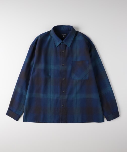 バックナンバー オーバーサイズチェックシャツジャケット