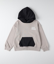 リファービッシュ 配色スウェットパーカー