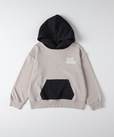 リファービッシュ 配色スウェットパーカー