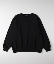 バックナンバー スウェットヘンリーネックプルオーバートレーナー