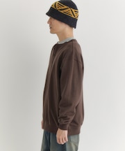 バックナンバー スウェットヘンリーネックプルオーバートレーナー