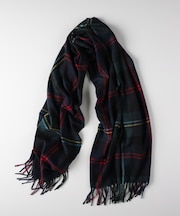 ハニーサックルローズ チェック柄大判ストール