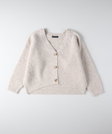 ハニーサックルローズ メランジニットカーディガン