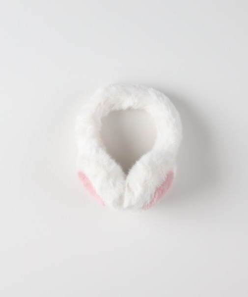 ヴィヴィアンブルー フェイクファーイヤーマフラー