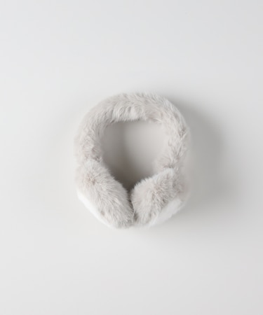 ヴィヴィアンブルー フェイクファーイヤーマフラー