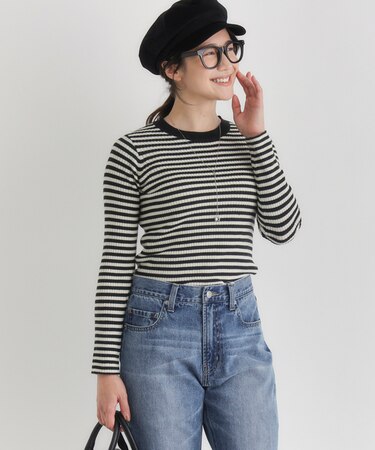 ハニーサックルローズ もちもちハイネックセーター