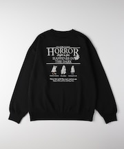 パワートゥーザピープル ゴースト刺繍クルーネックトレーナー