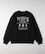 パワートゥーザピープル ゴースト刺繍クルーネックトレーナー