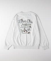 パワートゥーザピープル 刺繍グラフィッククルーネックトレーナー