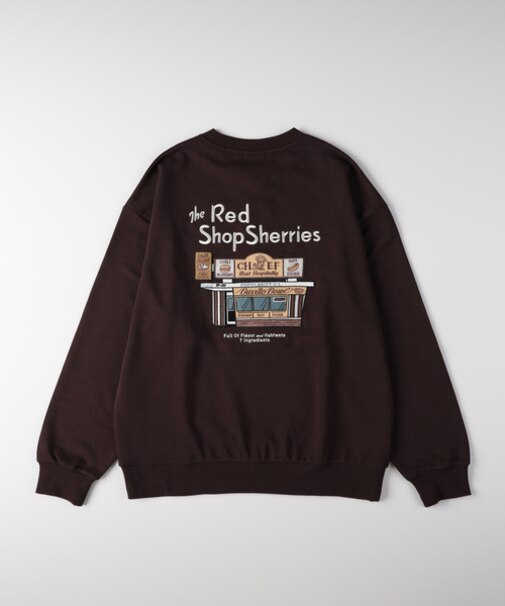 パワートゥーザピープル 刺繍グラフィッククルーネックトレーナー