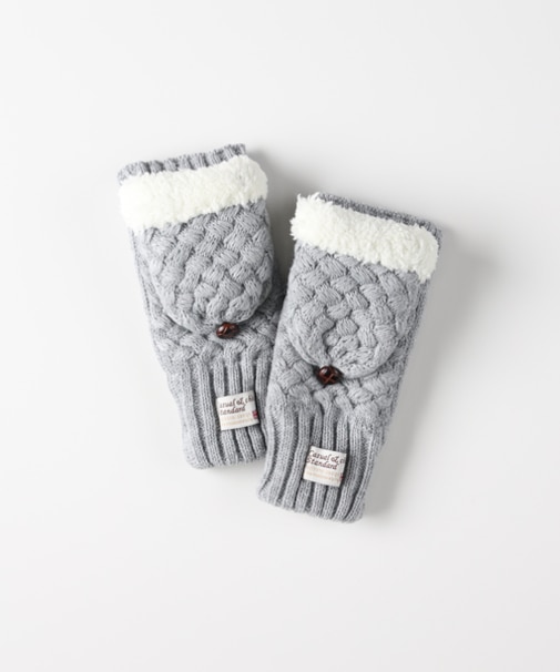 ハニーサックルローズ ニット指切りグローブ