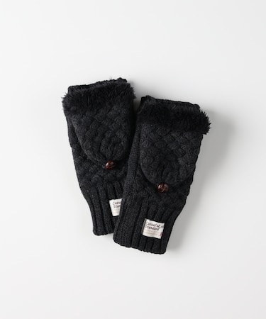 ハニーサックルローズ ニット指切りグローブ