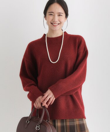 ハニーサックルローズ ボリュームクルーセーター