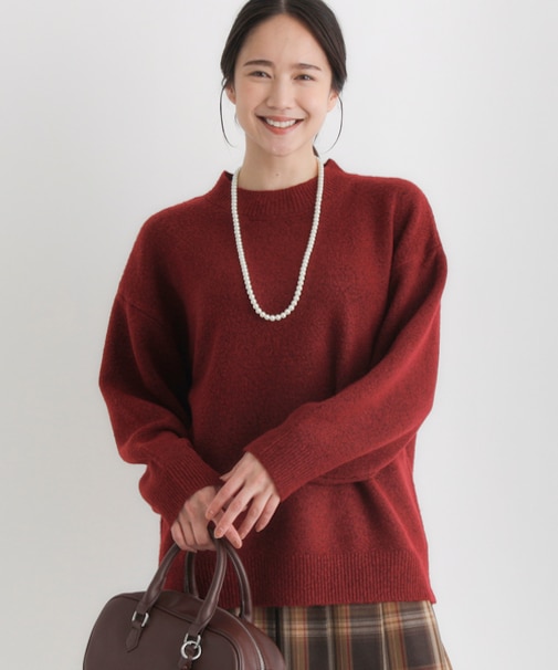 ハニーサックルローズ ボリュームクルーセーター