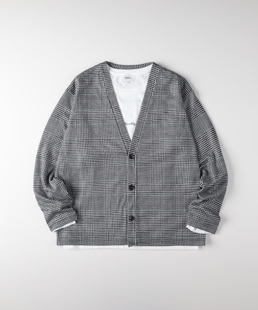 ネオサーティック カルゼジャガードカーディガンロングスリーブTシャツセット