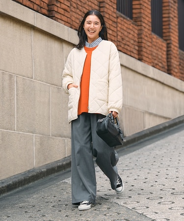 ハニーサックルローズ 裏起毛イージーワイドパンツ