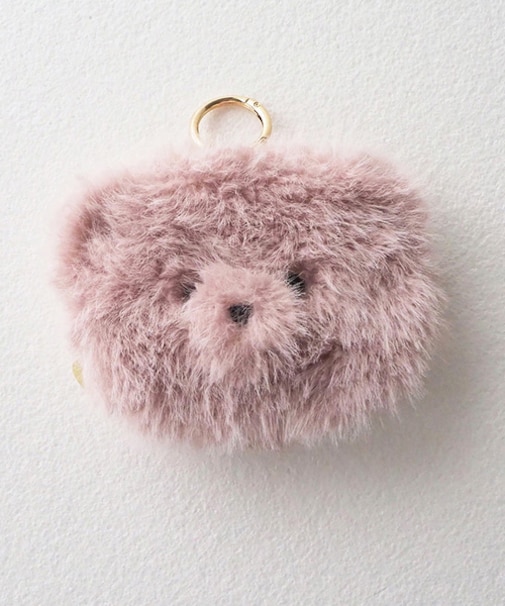 テディチャームポーチPALE　PINK