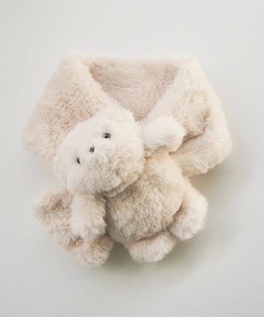 テディネックウォーマーIVORY