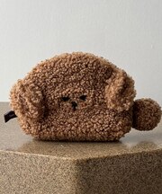 チャミーフェイスポーチDOG　BROWN