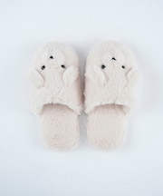 テディヒールスリッパIVORY