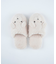 テディヒールスリッパIVORY