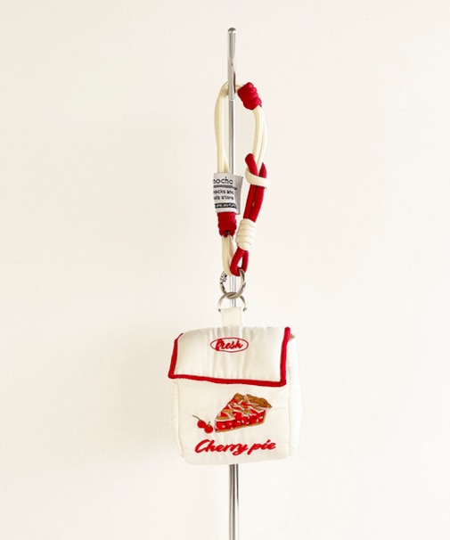 リトルモカストラップミニポーチCHERRY　PIE