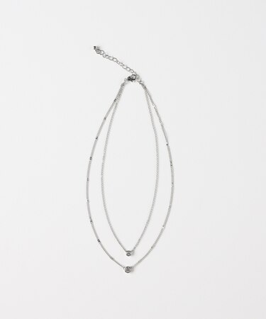 ライトオンベーシック ２連ネックレス