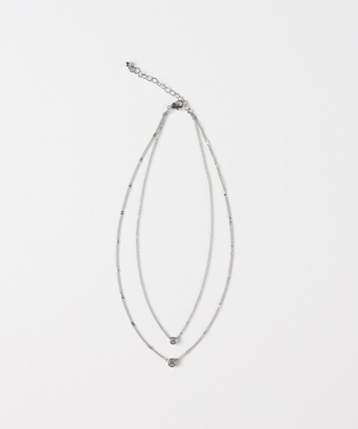 ライトオンベーシック ２連ネックレス