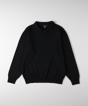 バックナンバー ポリナイロンニットポロ襟セーター
