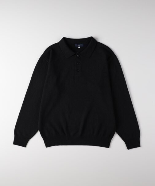 バックナンバー ポリナイロンニットポロ襟セーター