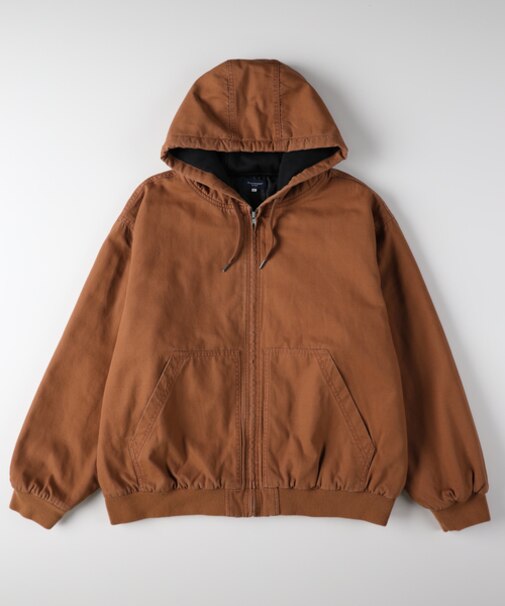 バックナンバー コットンダックフード付きブルゾン