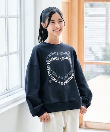 ヴィヴィアンブルー フロントロゴスウェットプルオーバー