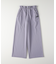 ヴィヴィアンブルー 裏起毛ワイドパンツ
