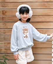 エムピーエス クマアップリケスウェットプルオーバー