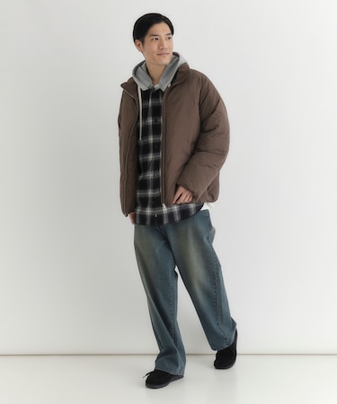 バックナンバー スタンドネック中綿ブルゾン