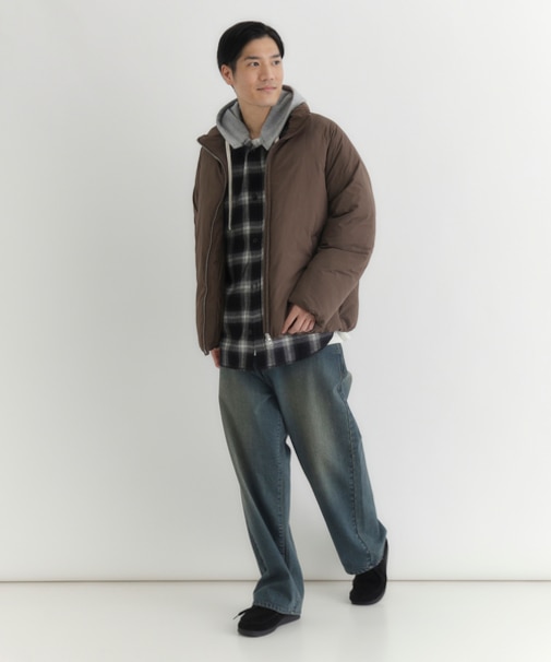 バックナンバー スタンドネック中綿ブルゾン