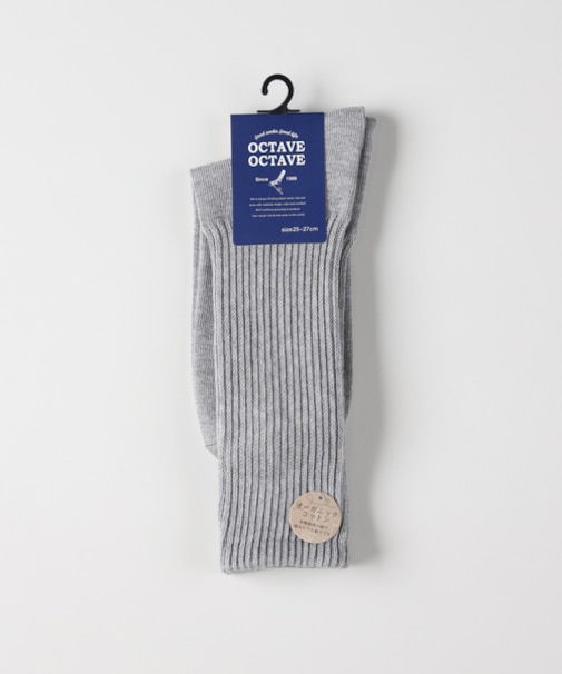 ムジレギュラー丈リブソックス