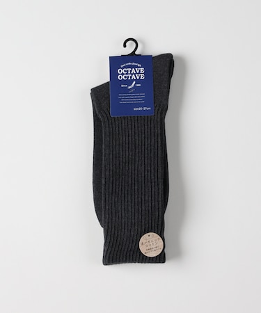 ムジレギュラー丈リブソックス