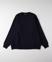 バックナンバー ウォッシャブルニットメランジクルーネックセーター
