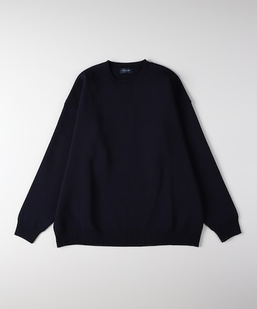 バックナンバー ウォッシャブルニットメランジクルーネックセーター