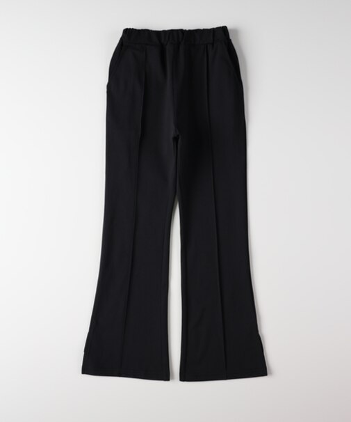 ヴィヴィアンブルー ストレッチサイドスリットフレアパンツ